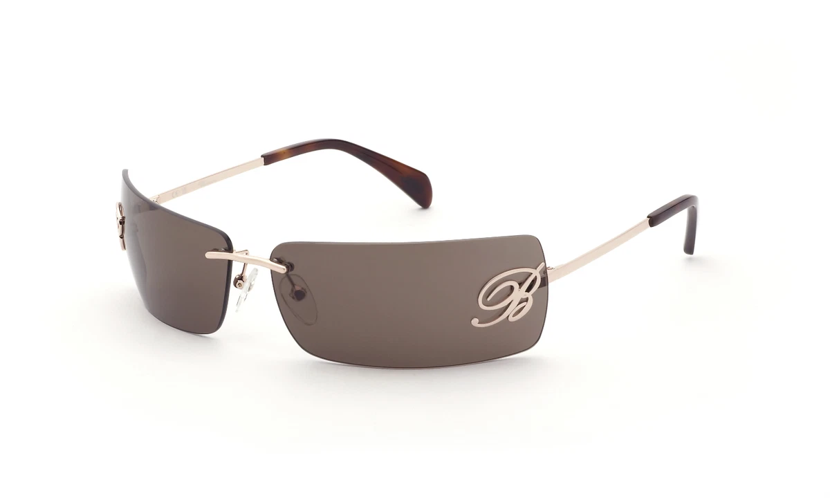 BLUMARINE Donna Eyewear SBM750S (0AQQ) 54/19 Brown Gradient Pink Marrone Blumarine Sunglasses & Sunglasses Accessories for Women for  main image 3