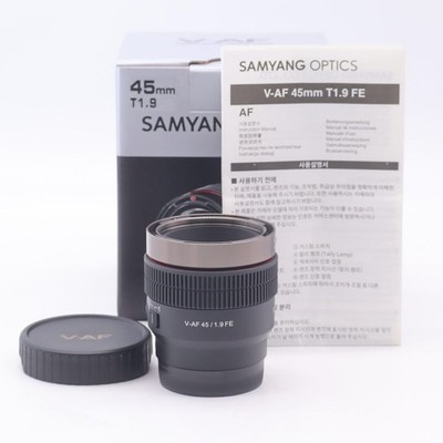 SAMYANG V-AF 45mm T1.9 FE Autofocus Prime Lens for Sony E-mount Full-Frame