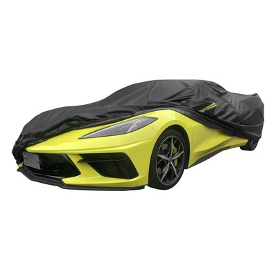 Auto Abdeckung mit Reißverschluss für Chevrolet Corvette C4 84-96 Schwarz