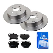 ATE BREMSSCHEIBEN Ø269mm + BREMSBELÄGE HINTEN FÜR TOYOTA COROLLA YARIS XP1X