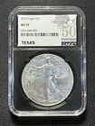2022 American Silver Eagle $1 NGC MS 70 TEXAS 50 STATES EAGLES Lone Star State