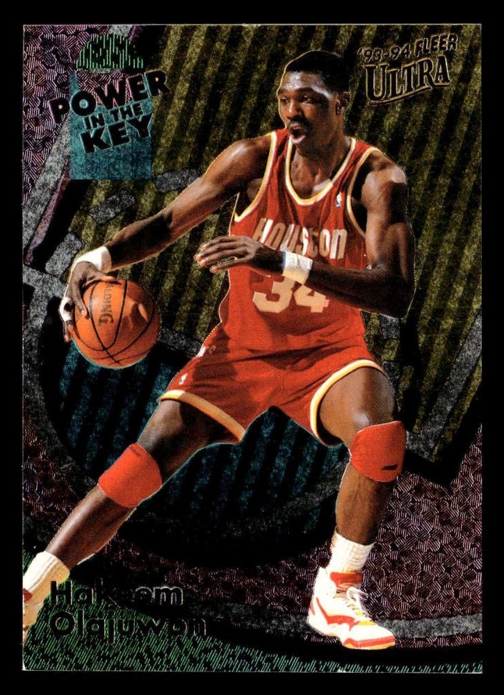 1993-94 Ultra Hakeem Olajuwon #6 Power in the Key Houston Rockets EX UX7317