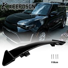 For Kia Soul Hatchback 118cm Rear Trunk Roof Spoiler Wing Tail Lip Glossy Black For Kia Soul Hatchback 118cm Rear Trunk Roof Spoiler Wing Tail Lip Glossy Black
