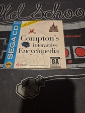 Compton's Interactive Encyclopedia Sega CD JVC X'Eye Not For Resale