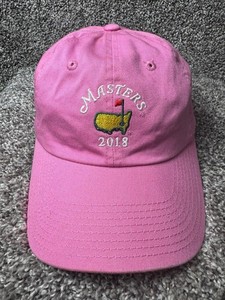The Masters 2022 Augusta National Club Embroidered Logo Hat Cap Rose Pink NWT ANWA Logo Hat – Green Jacket Gear main image 2