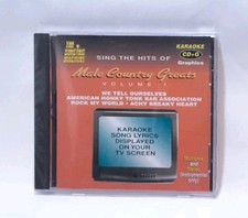 Sing The Hits of Male Country Greats Vol. 1 Karaoke CD New Sealed