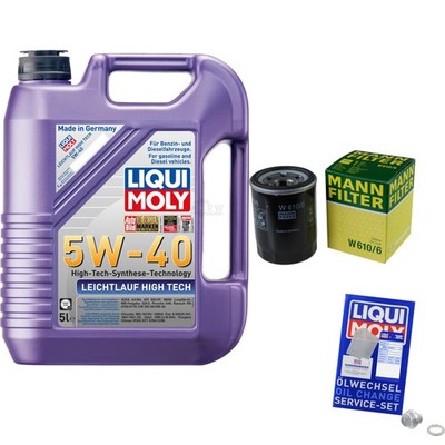 MANN-FILTER Ölfilter 5 L Liqui Moly Leichtlauf High Tech 5W-40 für Honda S2000