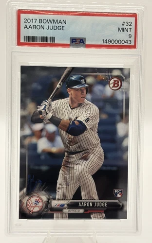 2017 Bowman Aaron Judge Rookie Card PSA 9 MINT #32