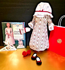American Girl Felicity Rose Garden Meet Dress Paper Dolls Lot
