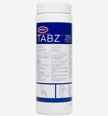 URNEX TABZ Z61 (PHOSPHATFREI) REINIGUNGSTABLETTEN FÜR KAFFEEGERÄTE - 120 TABLETTEN
