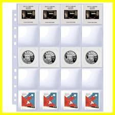600 Pocket Coin Flip Sleeves - Dustproof and Acid-Free Protection