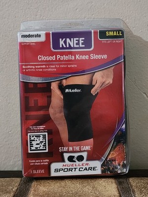 Mueller Sport Care Closed Patella Neoprene Knee Sleeve 424SM Adult Small NEW