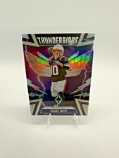 2025 Panini Phoenix Drake Maye #35 Thunderbirds Silver Prizm Patriots