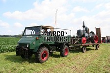 LKW Foto Mercedes-Benz Unimog Pritschen-LKW/tarpaulin Deutschland grün #h9nz