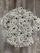 Vintage Roper Men's Diamond Pearl Snap Western Shirt Embroidered Rodeo Small