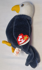 Ty Beanie Baby Baldy the American Eagle Style 4074