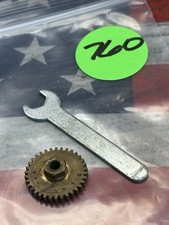 VINTAGE 43-TOOTH COX SPUR GEAR: PreOwned W / WRENCH