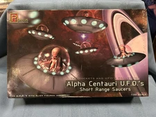 Pegasus Alpha Centauri UFO & Alien Plastic Model Kit - 1/32 Scale Parts Sealed