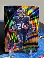 2025 Panini Select Derek Stingley Jr. Club Level Orange Shock Prizm /399 Texans