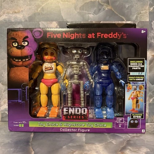 Five Nights at Freddy's Endo Series 2 Toy Chica & Highscore Toy Chica IN HAND