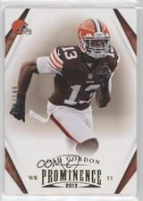 2013 Panini Prominence Gold /199 Josh Gordon #24 0q3