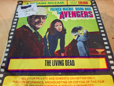 AVENGERS - THE LIVING DEAD 1967 SUPER 8 COLOUR SOUND 400FT 8MM CINE FILM DERANN