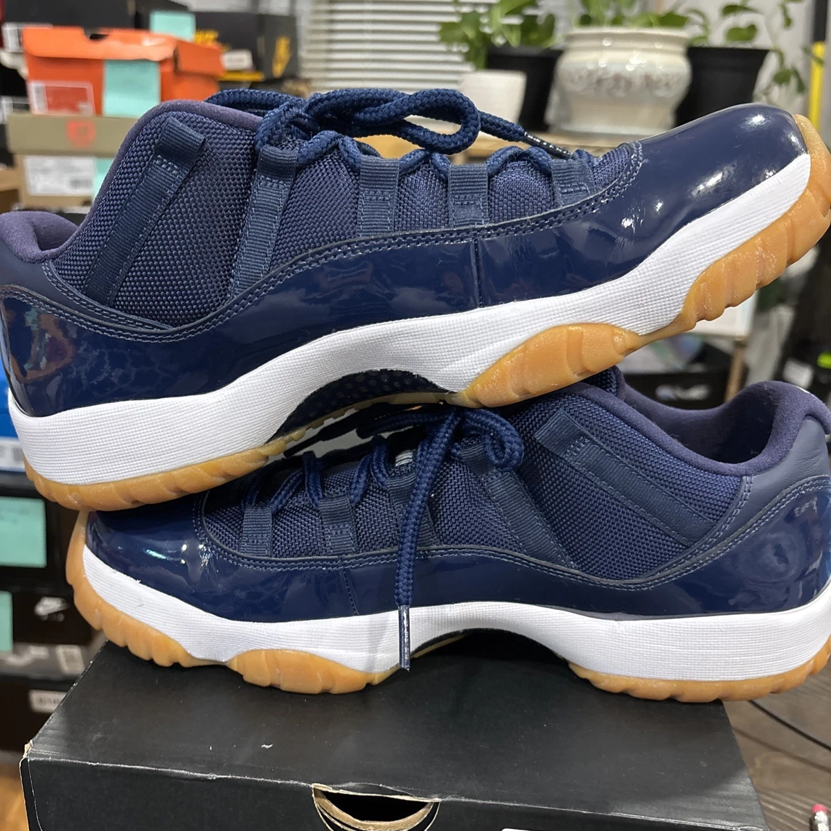 Jordan 11 Retro Low Navy Gum | eBay