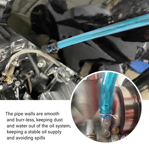 ID 5mm x OD 8mm Motorcycle Fuel Line Hose,Flexible Hose with Blue  - Picture 5 of 7