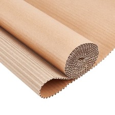 78.7x13.7inch Brown Single Face Corrugated Corrugated Cardboard Roll Durable ...