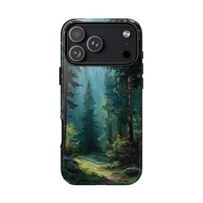 Phone Ink [Dense Evergreen Woods Brushed] For iPhone/Galaxy/Pixel Case