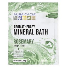 Aromatherapy Mineral Bath Inspiring Rosemary 2.5 Oz By Aura Cacia