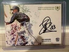 EPOCH 2023 Ry  Sugisawa Rookie Autographed Card, Last Number 44 Series 