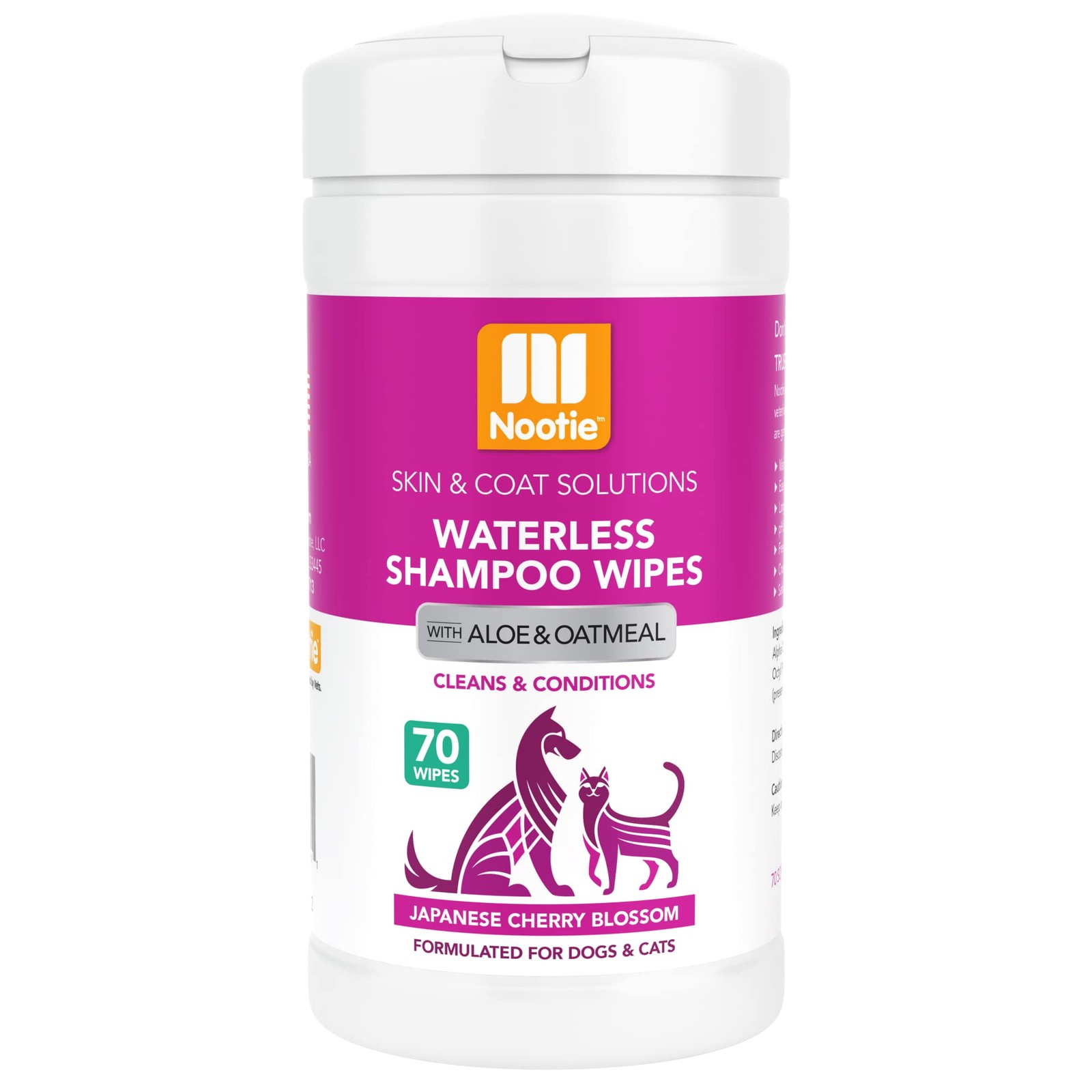 Wipes For Dogs & Cats - Long Lasting Japanese Cherry Blosso.
