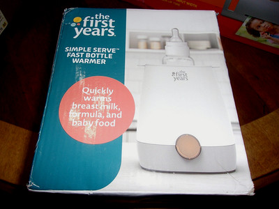 THE FIRST YEARS Simple Serve Fast Bottle Warmer Open Box