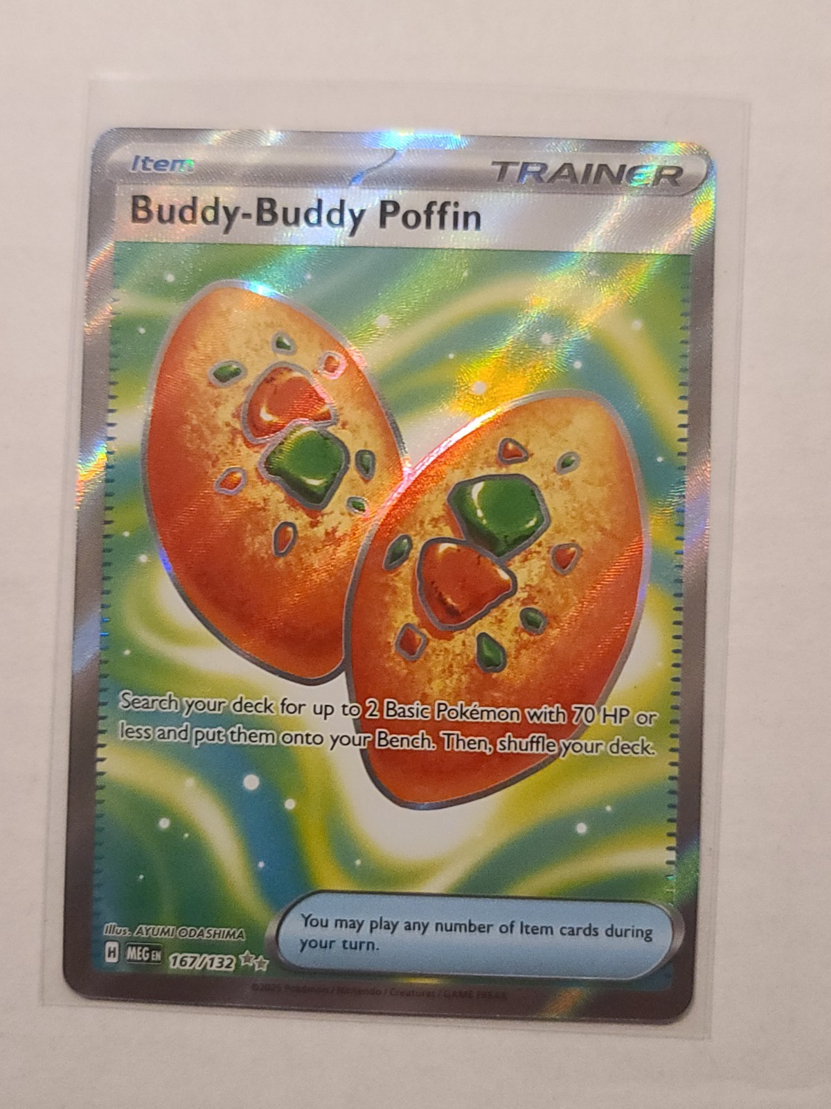 Pokemon Mega Evolution Buddy-Buddy Poffin 167/132 Ultra Rare