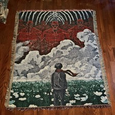 🇺🇸 Attack on Titan  Anime Woven Tapestry Throw Blanket. NEXT DAY SHIPPING‼️