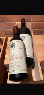 San Leonardo Rotwein Rarität - Sammler Edition 1996 St.  5 Flaschen 0,375l 