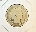 1899-S 25c Barber / Liberty Head Quarter - Uncertified - Good Condition