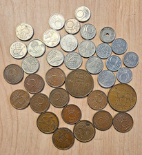 Lot of 36 Norway Coins 1940s to 1980s  Very Nice Condition