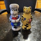 Catzilla Ceramic Chef Cat Salt and Pepper Shakers Candace Reiter  — photo 1