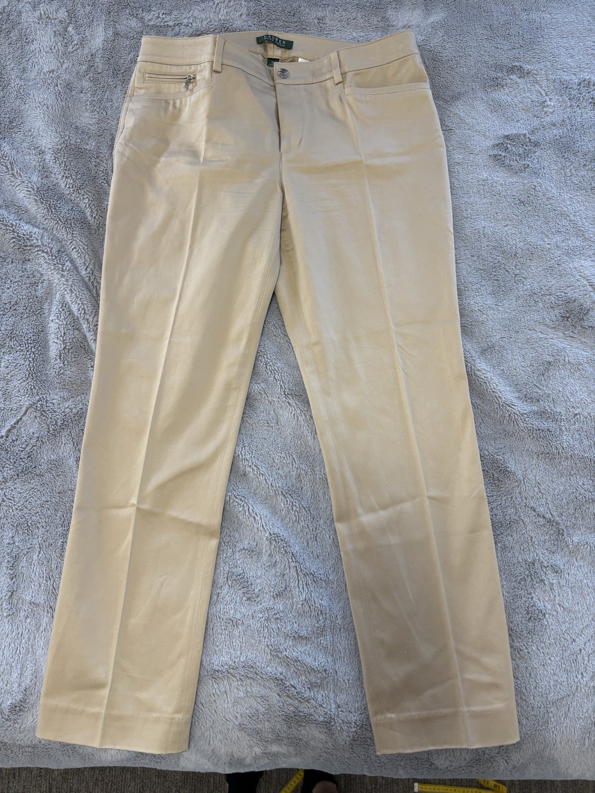 Women’s Lauren By Ralph Lauren Khaki Dress Pants Size 30 Inseam 28.5 Brand New