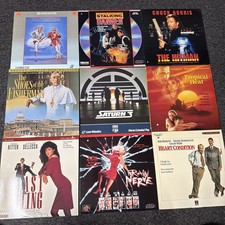 Laserdiscs Lot of 9 Movies see photos for titles LD