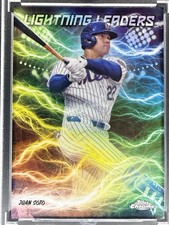 2025 Topps Chrome - Lightning Leaders Juan Soto #LL-8