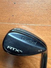 Cleveland RTX 4 Black Satin Wedge 60 9 Mod Dynamic Gold Stiff Tour Issue RH 35"