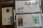 GB First Day Cover Collection 100+ FDCs in Wallets Some Special Handstamps