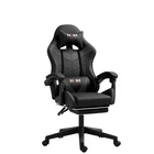 Gaming Chair with Footrest, Ergonomic Gaming Chair Racing Style