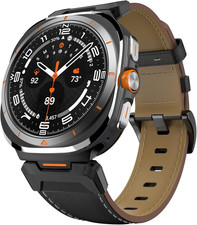 Genuine Leather Watch Band Compatible with Samsung Galaxy Watch Ultra 47Mm 2025/