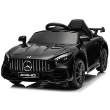 12V Licensed Mercedes-Benz Electric Ride on Car Toy w/Remote Control, LED Lights