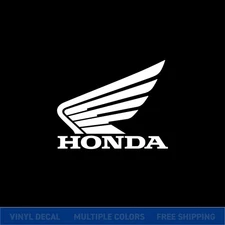 Honda Wings Logo Decal – Vinyl Sticker for Motorcycle, Bike, Car, or Truck Windw