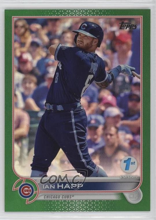 2022 Topps Series 1 1st Edition Green 88/150 Ian Happ #143 0ji1